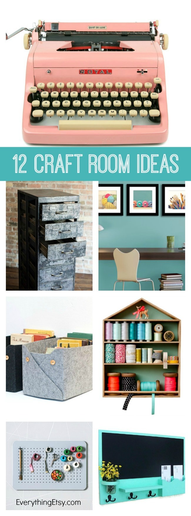 12 Craft Room Decorating Ideas on Etsy -- EverythingEtsy.com 