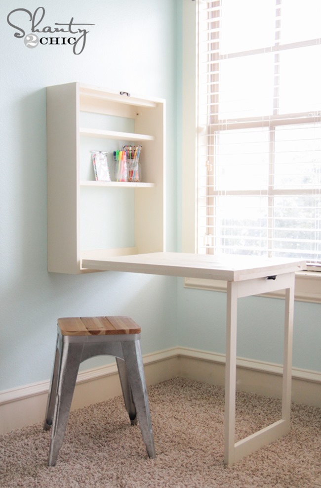 DIY Craft Room Desk - Folding