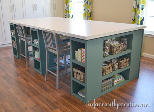 DIY Craft Room Desk - Large