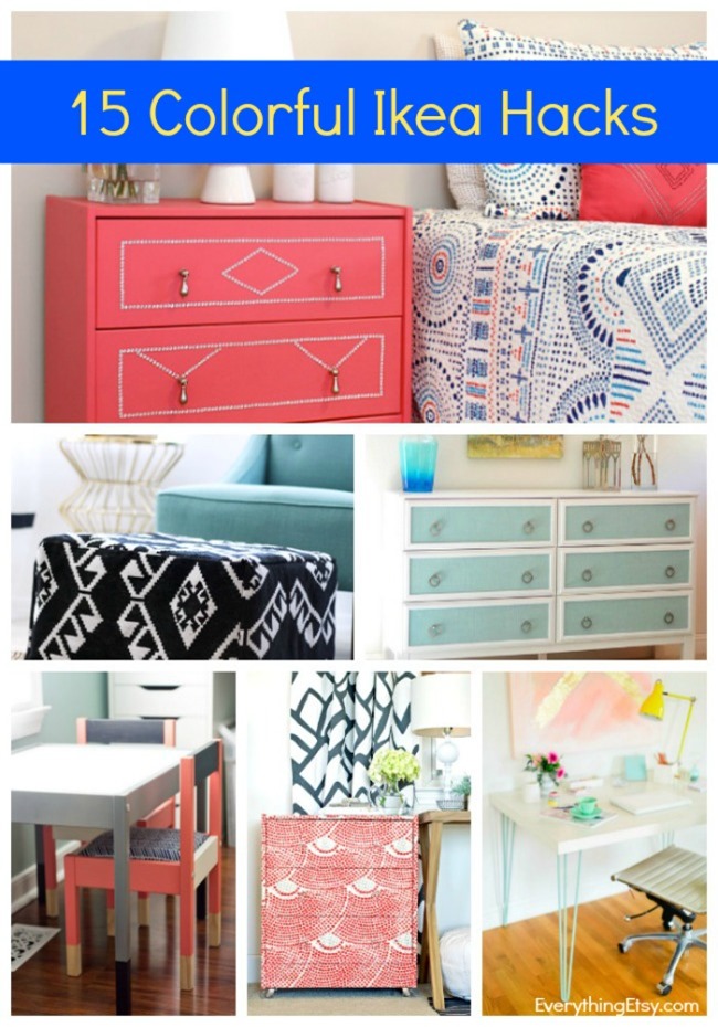 15 Ikea Hacks - Colorful and Chic DIY Ideas for Your Home! EverythingEtsy