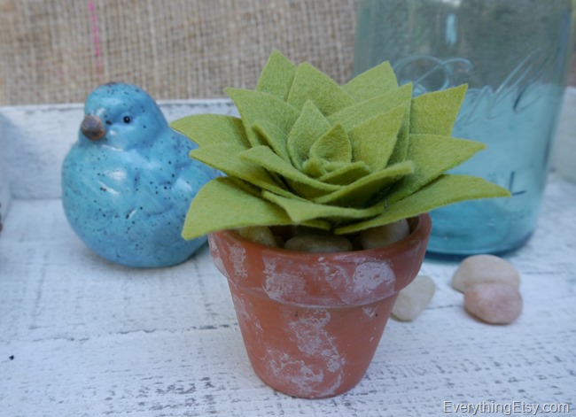 DIY Felt Succulent by Kim Layton 2