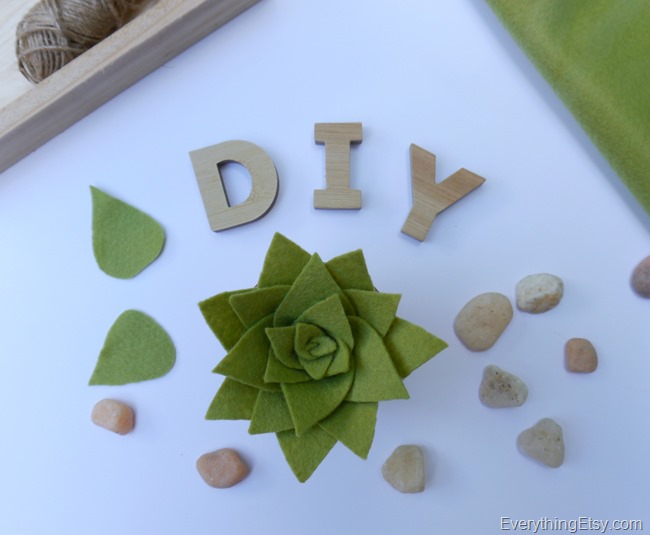 DIY Felt Succulent by Kim Layton 3