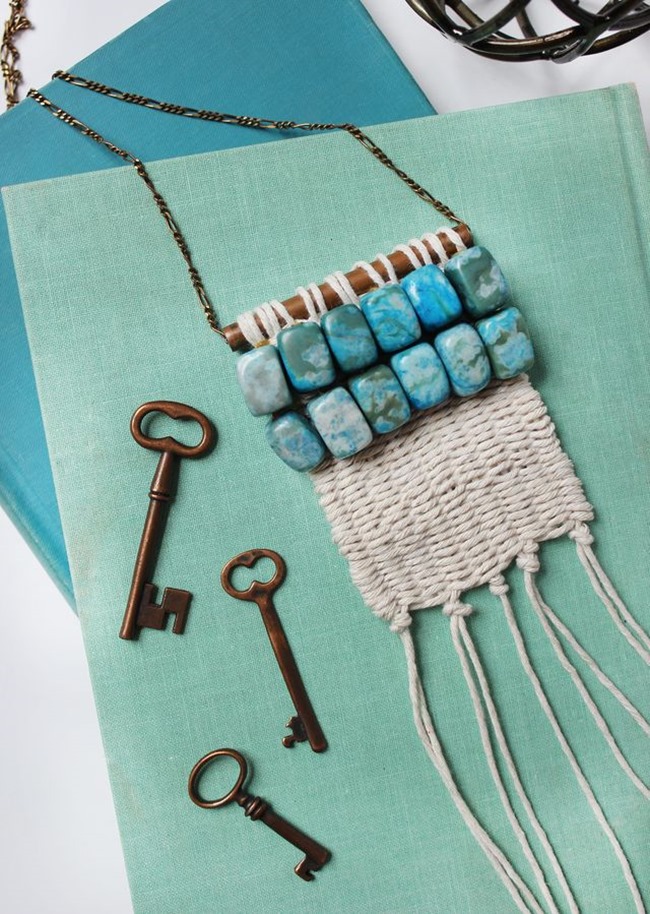 DIY Weaving Projects - Necklace