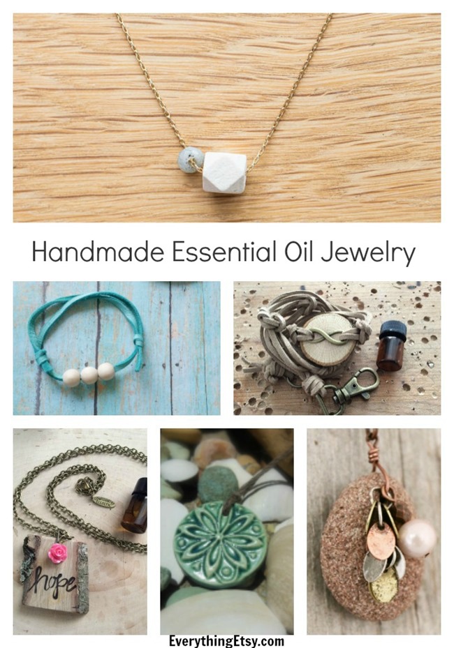 Essential Oil Jewelry - Handmade Gifts on EverythingEtsy.com