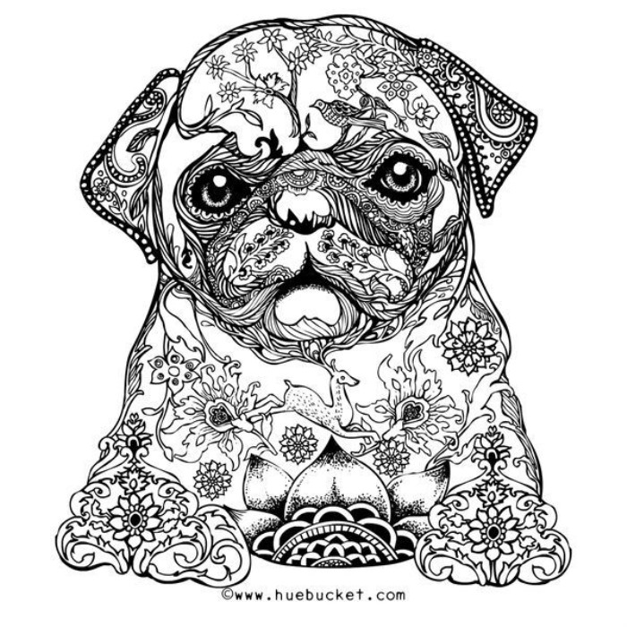 Free Printable Coloring Pages for Summer - Puppy