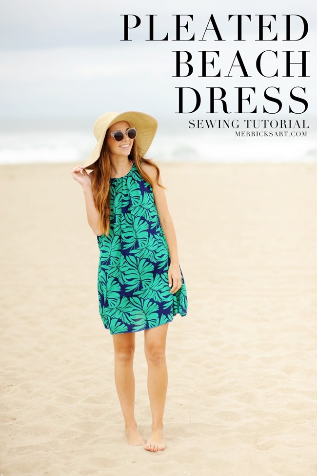 Summer Dress Pattern - Beach dress tutorial