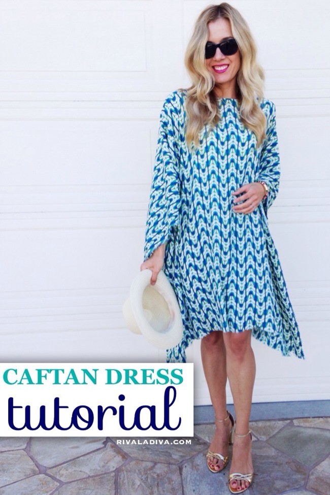 Summer Dress Pattern - Easy Caftan Tutorial