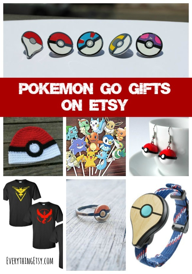 12 Pokemon Go Gift Ideas on Etsy - See them at EverythingEtsy.com