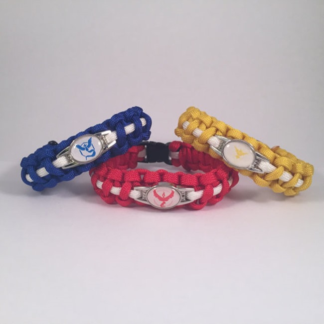 Pokemon Go Gift Ideas on Etsy - Paracord Bracelet