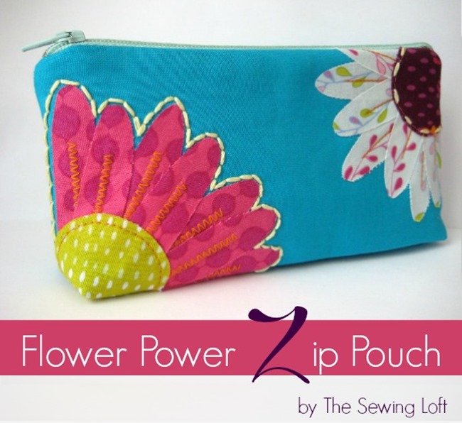 Zipper Flower Bag Tutorial - The Sewing Loft Blog