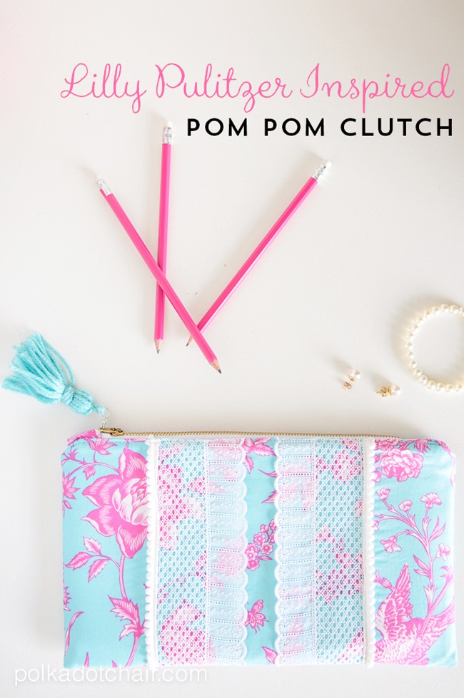 Zipper pouch tutorial - summer