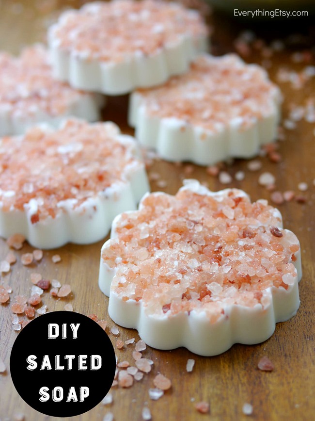 DIY Salted Soap Tutorial on EverythingEtsy.com