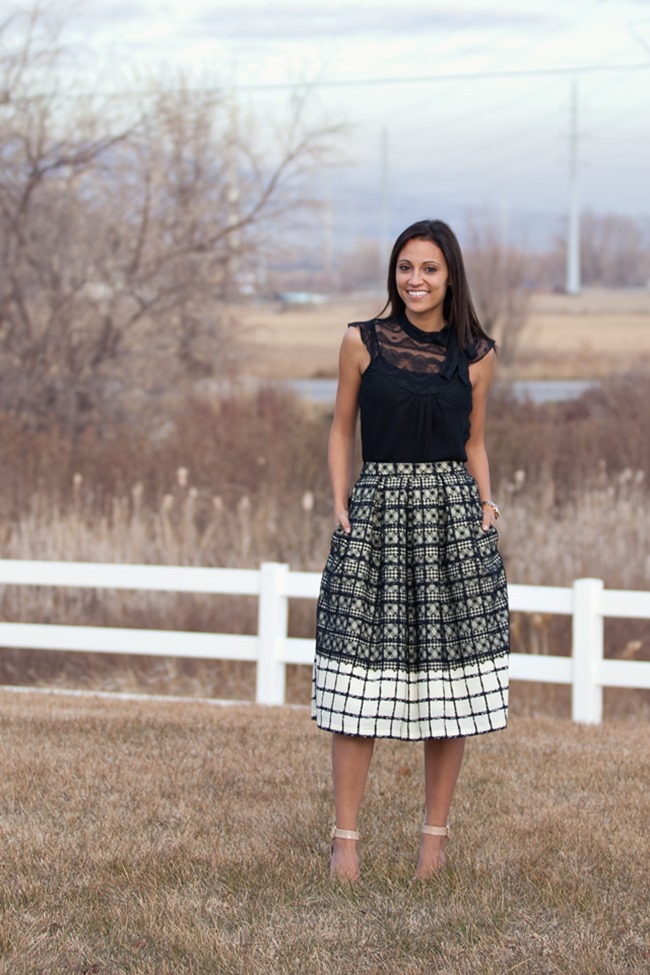 Fall Skirt Tutorials - Plaid Midi Skirt