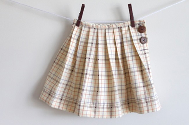 Fall Skirt Tutorials - Pleated