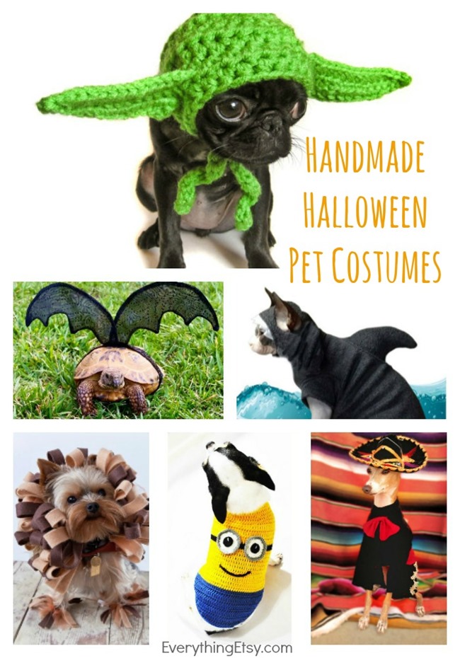 Handmade Pet Costumes for Halloween {Etsy Love}