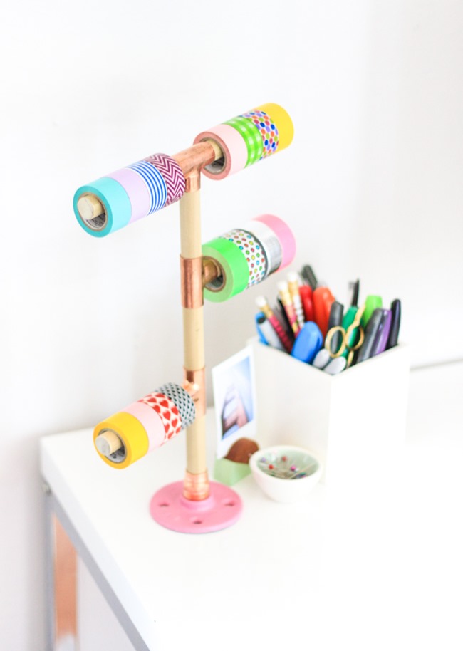 DIY Craft Supply Organization - Washi Tape Holder