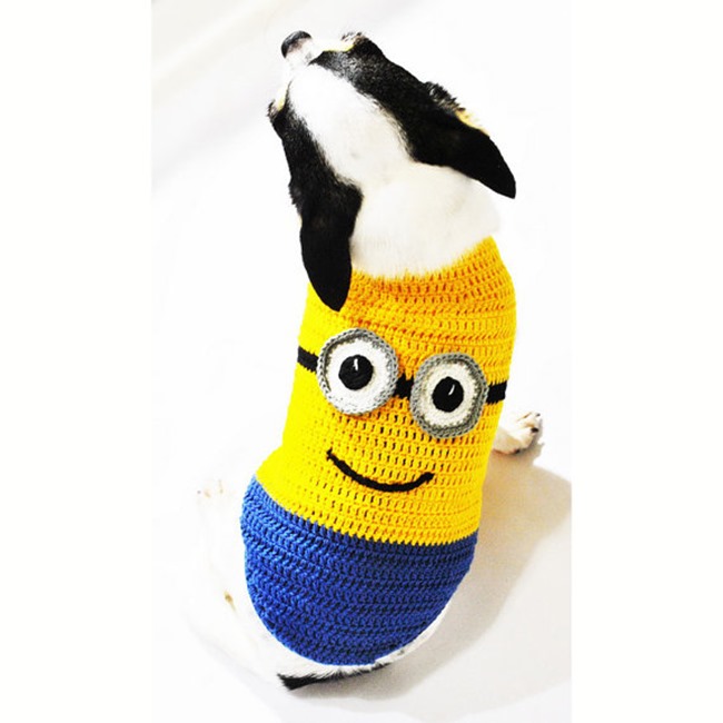 Handmade Pet Costume - Minions