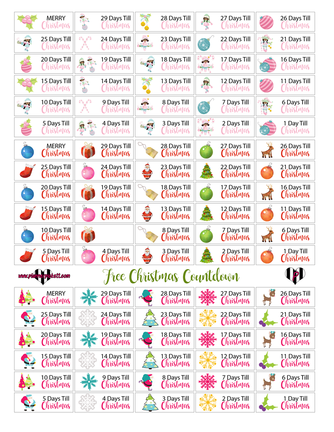 Christmas Holidays Planner Stickers I Holiday Stickers