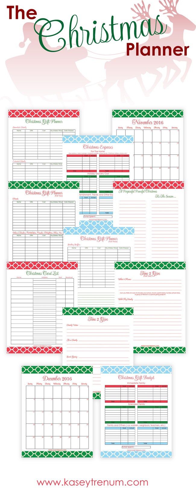 Free Christmas Planner Printables - Purposeful Peaceful Christmas