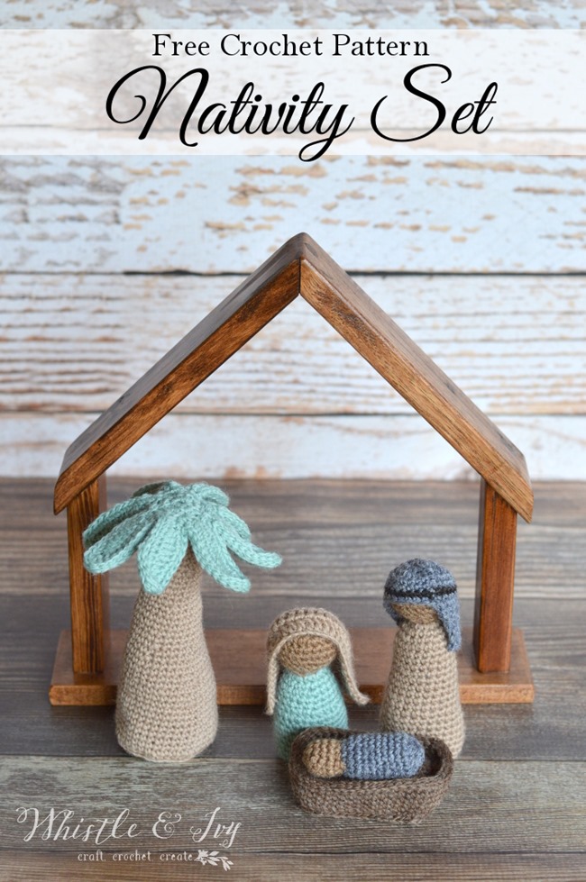 Christmas Crochet Patterns - Free Project Ideas! - Nativity Set