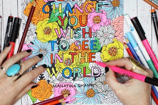 12 Inspiring Quote Coloring Pages for Adults–Free Printables!