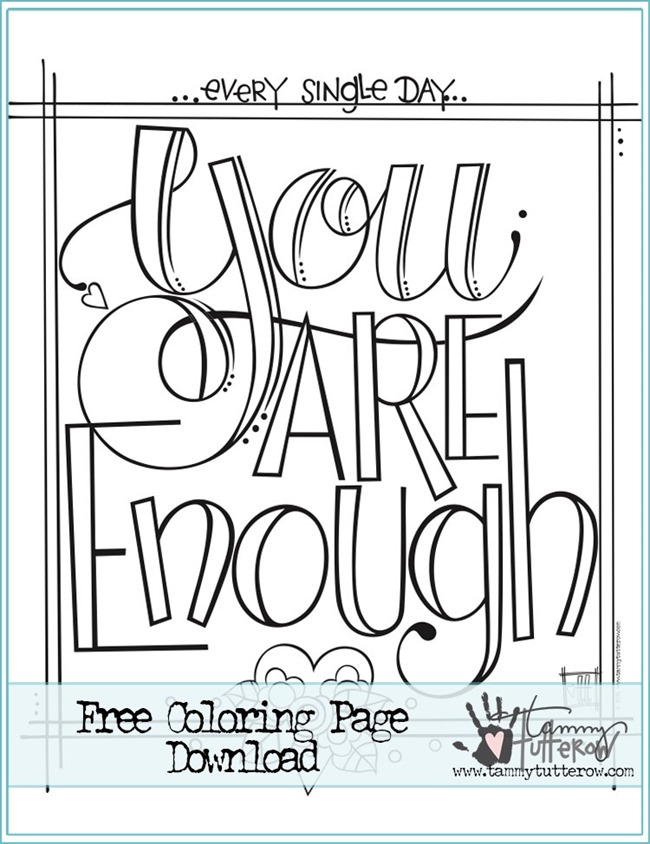 Free Coloring Pages With Sayings