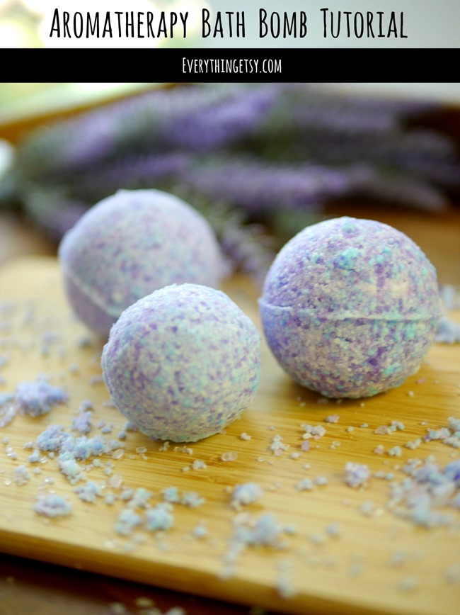 Aromatherapy Bath Bomb Tutorial -- EverythingEtsy.com