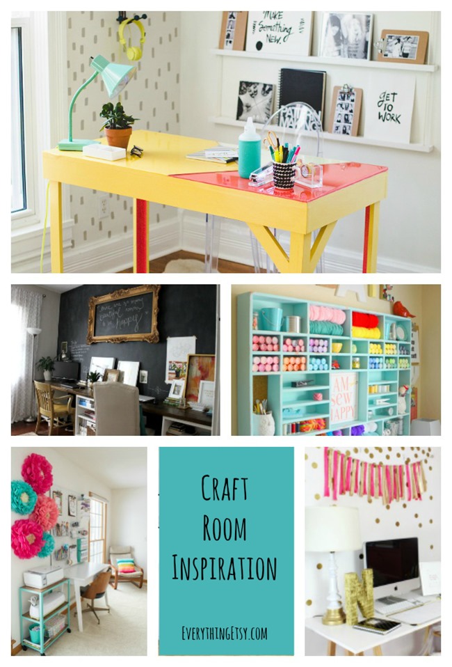 Craft Room Organization and Inspiration on EverythingEtsy.com