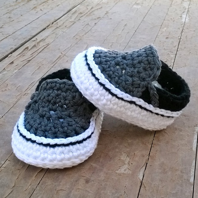 Crochet Patterns on Etsy - Baby Sneakers