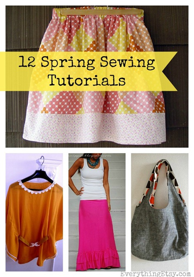 12 Spring Sewing Tutorials to Make Now!  EverythingEtsy