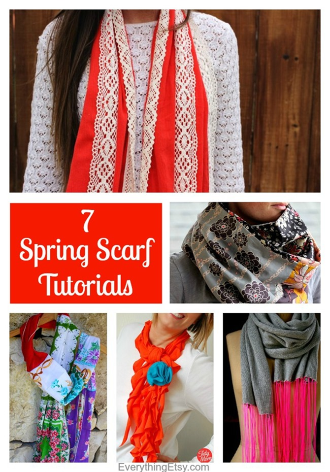 7 Spring Scarf Sewing Tutorials on EverythingEtsy
