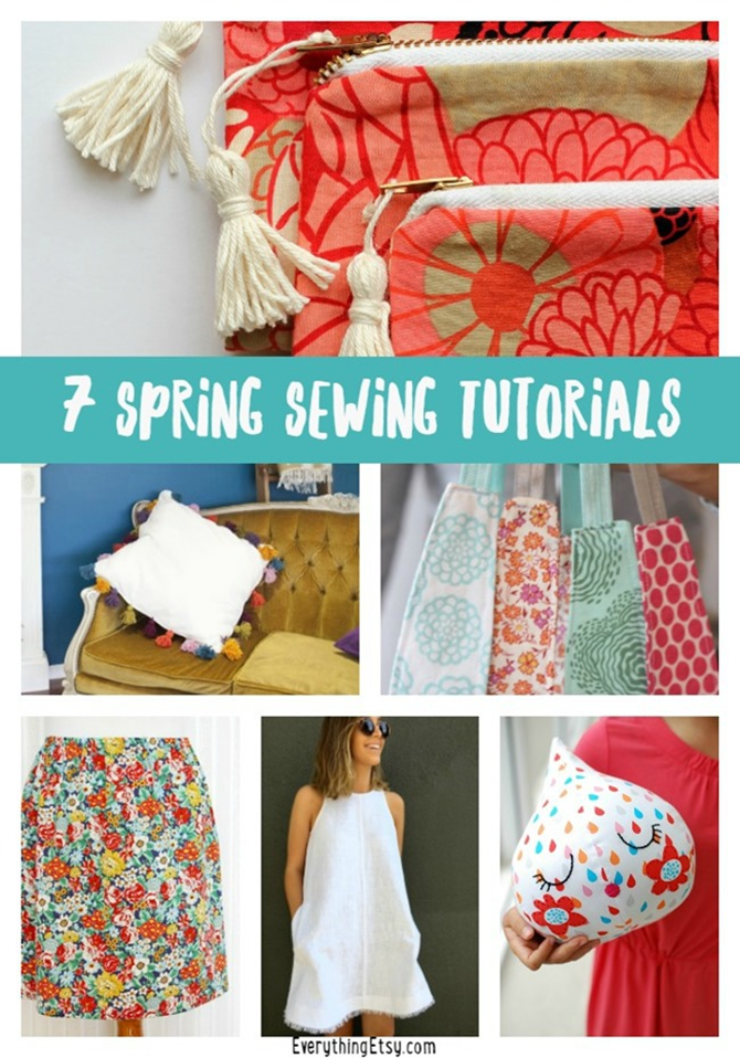 7 Spring Sewing Tutorials You'll Love! EverythingEtsy