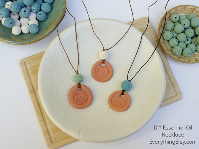 DIY Essential Oil Jewelry - Aromatherapy Necklace - doTERRA - EverythingEtsy.com