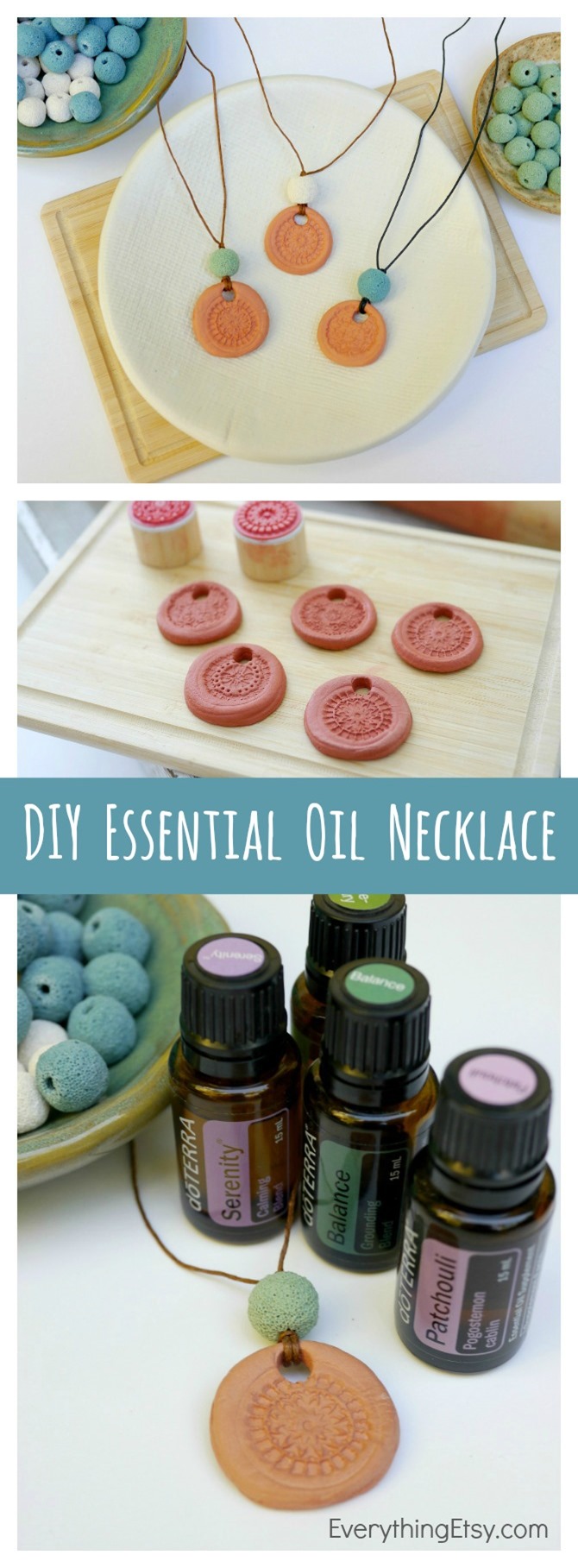 DIY Essential Oil Necklace Using doTERRA Essential Oils - EverythingEtsy.com