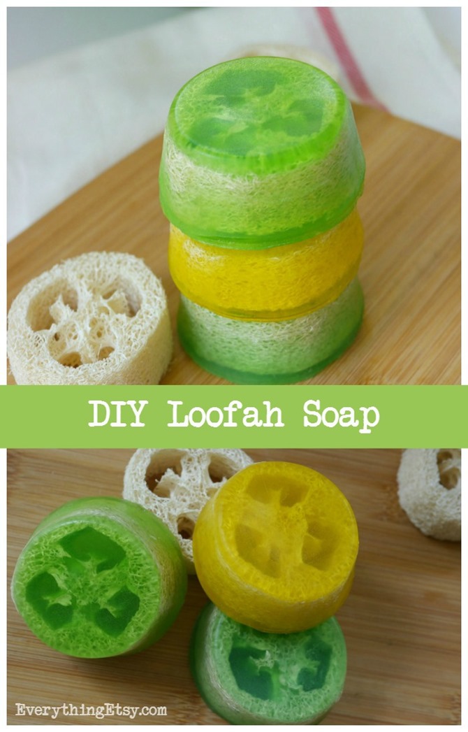 DIY Loofah Soap - Easy Gift Idea on EverythingEtsy.com