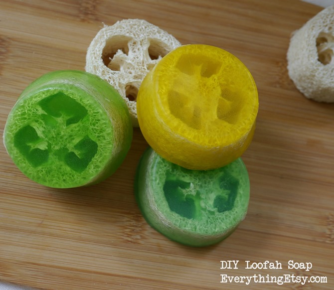 DIY Loofah Soap - Tutorial on EverythingEtsy.com