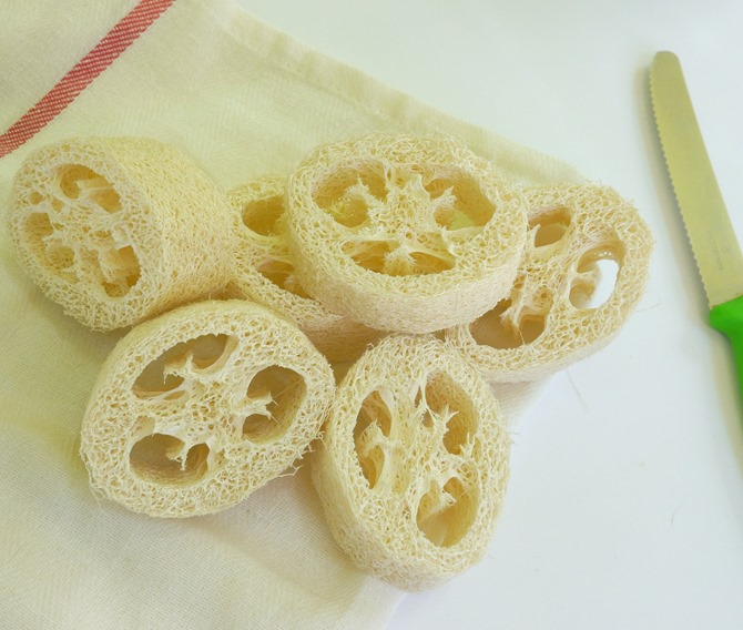 Loofah Sponge DIY In Progress - EverythingEtsy.com