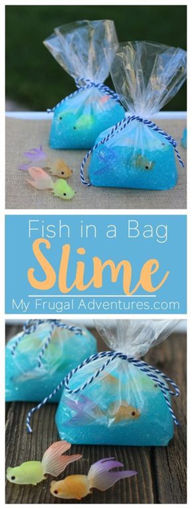 12 DIY Slime Recipes - Fish in a Bag Tutorial