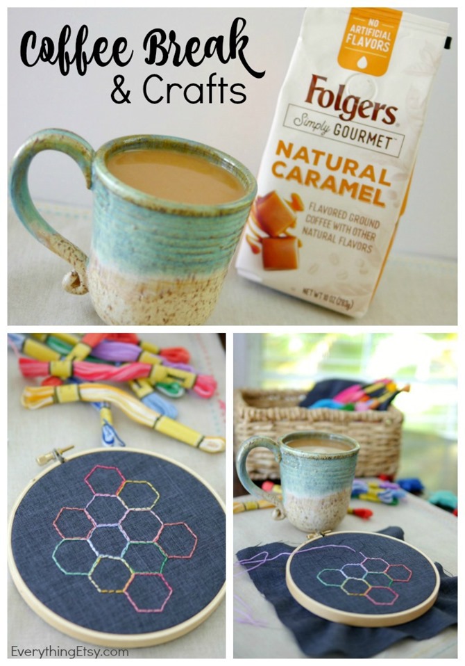 Coffee & Crafts - Take a Break with Folgers Simply Gourmet Coffee - EverythingEtsy.com