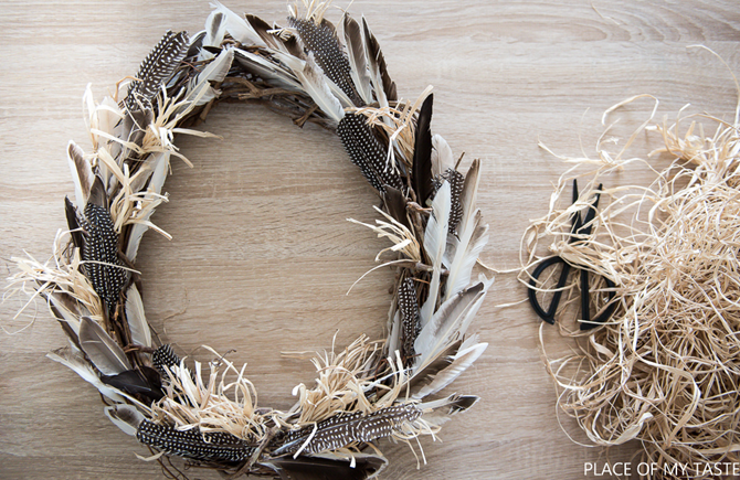 21 Fall Wreath Idea - Boho Feathers - EverythingEtsy