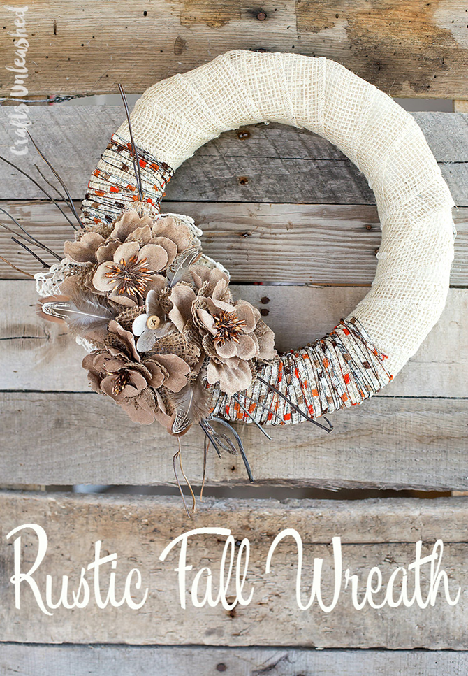 21 Fall Wreath Ideas - Rustic - EverythingEtsy