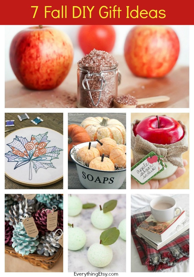 7 Fall DIY Gift Ideas - Great Hostess or Teacher Gifts - EverythingEtsy.com