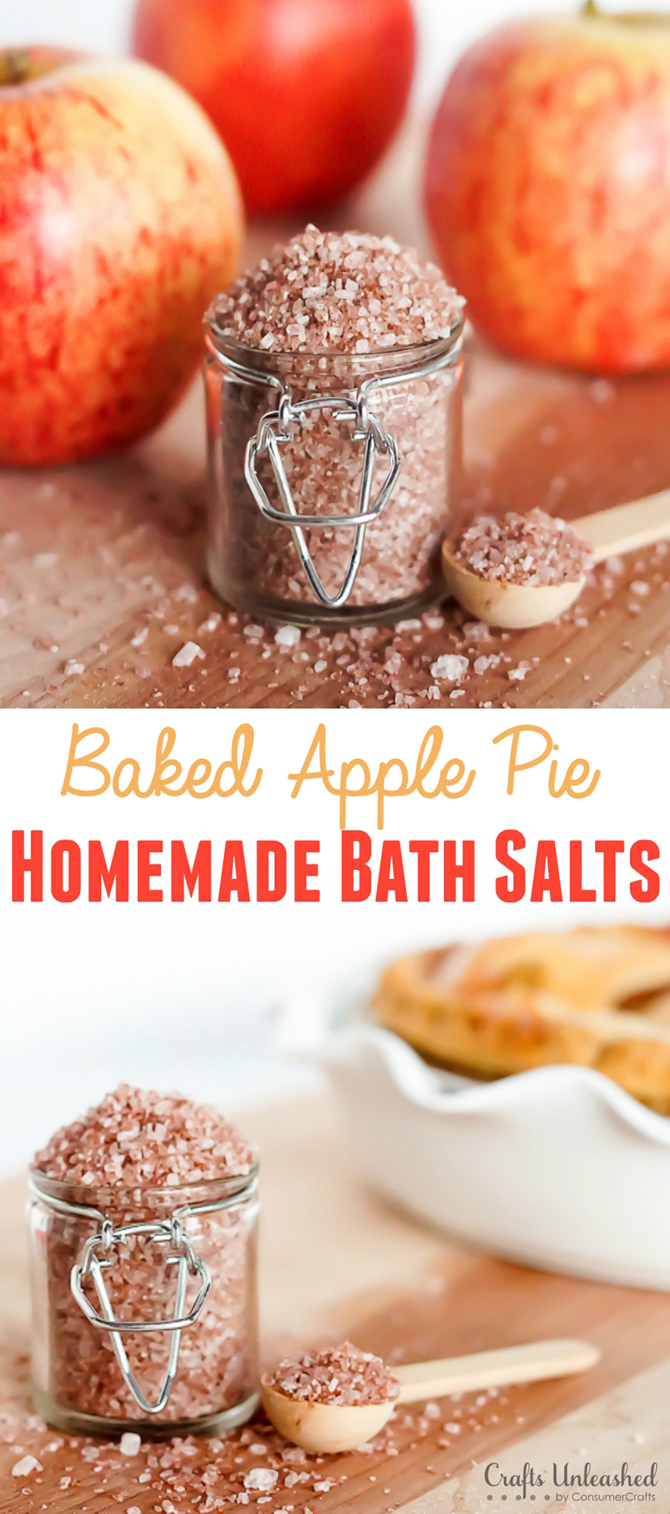 Fall DIY Gift Ideas - Baked Apple Pie Bath Salt - EverythingEtsy