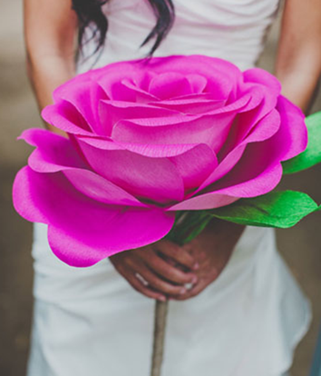 DIY Wedding Bouquets - Paper Flower Tutorial