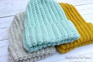 Easy Crochet Hat–Free Pattern