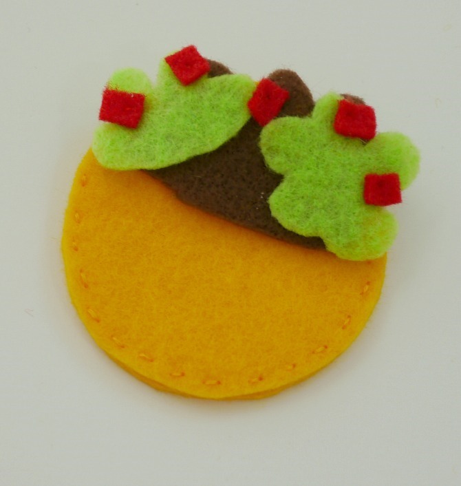 Felt Taco Pins - Stack it - EverythingEtsy.com