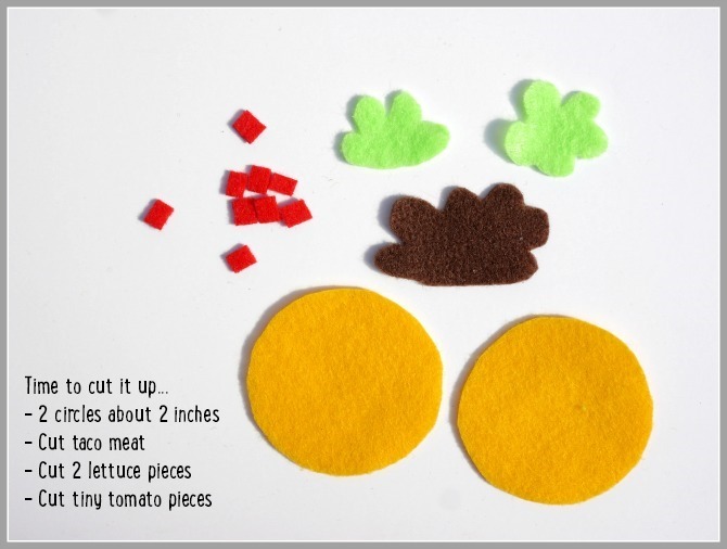Felt Tacos - Felt Flair - Cut it up - EverythingEtsy.com