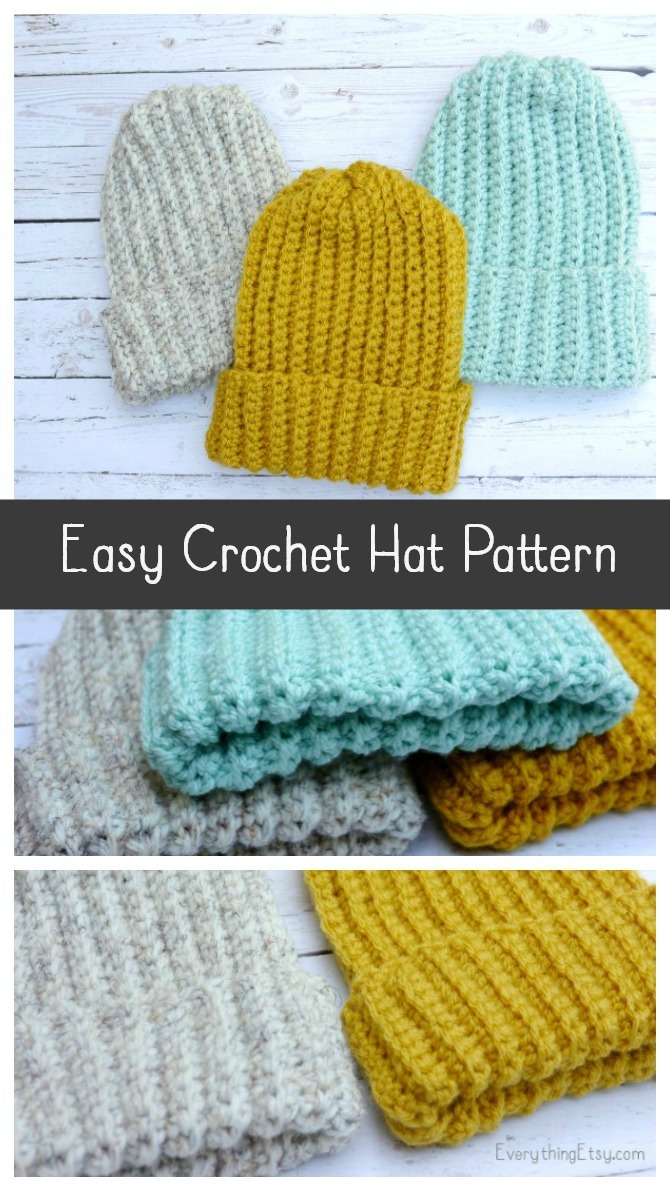 Free Crochet Hat Pattern on EverythingEtsy.com