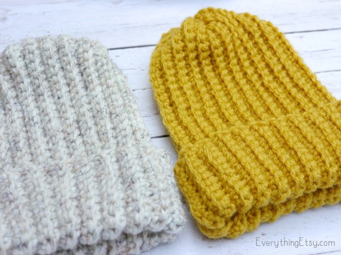 Free Crochet Pattern - Simple Crochet Hat - EverythingEtsy.com