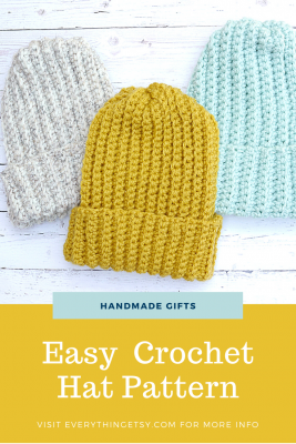 Easy Crochet Hat Pattern - Free